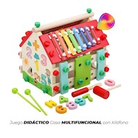 Juego Didáctico Casa Multifuncional con Xilófono