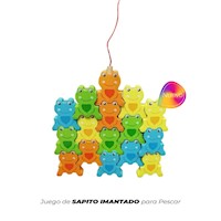 Juego de Sapito Imantado para Pescar