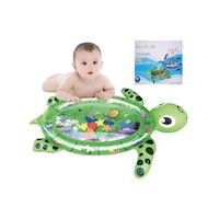 Tapete Sensorial de Agua Tortuguita Inflable para Niños