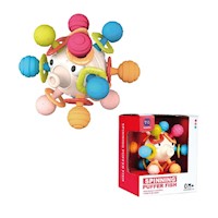 Juguete Sonajero Mordedor Montessori con Ojitos para Bebe