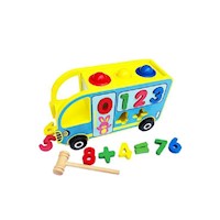 Juguete Didáctico Bus de encaje con números