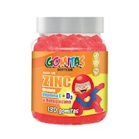 Zinc Orotate Para Niños Gomitas Sottcor 100Gr