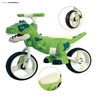 Bicicleta Estilo Dinosaurio Divertido con 2 Ruedas