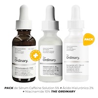 Pack Caffeine Solution 5% + Ácido Hialurónico 2% y Niacinamide 10%