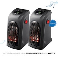 02 Calefactores Eléctricos HANDY HEATER de 400 WATTS