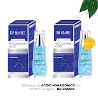 02 Sueros de ÁCIDO HIALURÓNICO Con Infusión De Agua - DR RASHEL