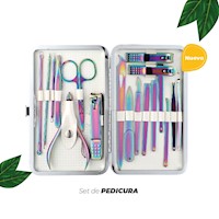 Set Manicura Pedicura Acero Inoxidable