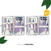 02 Set Manicura Pedicura Acero Inoxidable