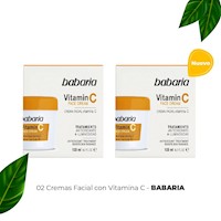 02 Cremas Facial con Vitamina C BABARIA