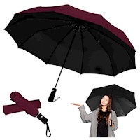 Paraguas Plegable con Protección UV Sombrilla de Mano K01 GD
