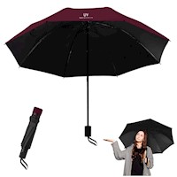 Paraguas Plegable con Protección UV Sombrilla Manual GD K03