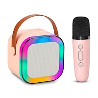 Parlante Karaoke Portátil Micrófono Altavoz Bluetooth Inalámbrico