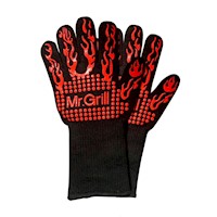 Guantes Mr. Grill Fuego Rojo