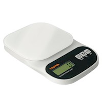 Báscula Digital Plato de Vidrio 5 kg BASE-5EC Truper