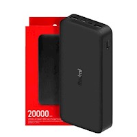 power Bank Xiaomi 20,000 mAh 18W - Negro