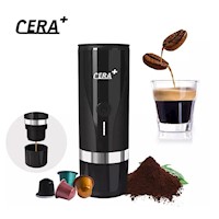 CERA+ Máquina de café Espresso Portátil PCM01 Negro