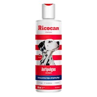 Shampoo Antipulgas para Perro Adulto Ricocan en Frasco 380ml