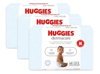 PACK DE 3 PAÑALES HUGGIES DERMACARE TALLA G X48