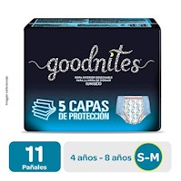 Pañal Huggies Goodnites Talla M 14 Und