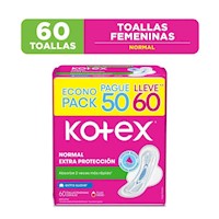 TOALLA FEMENINA KOTEX NOR TELA C-A 60