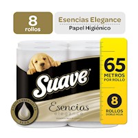 Papel Higiénico Suave Esencias Doble Hoja 8 Und x 65m