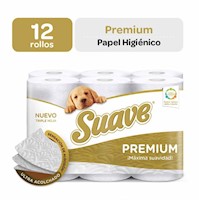 Papel Higiénico Suave Premium Triple Hoja 12 Und