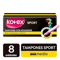 TAMPON KOTEX APLIC M 8
