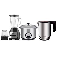 Combo Practika Arrocera 1LT + Licuadora 1.5LT + Hervidor 1.8LT