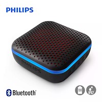 Parlante Philips Impermeable TAS2505 Bluetooth Ipx7 Led Multicolor 10Hrs