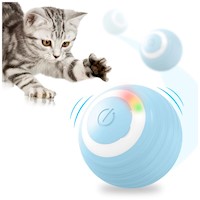 Pelota Inteligente Juguete Interactivo para Gatos Mascotas Celeste MK7