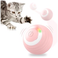 Pelota Inteligente Juguete Interactivo para Gatos Mascotas Rosado MK7