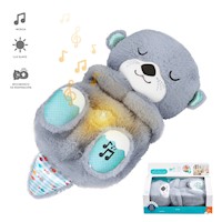 Peluche Sensorial Hora de Dormir Diseño Nutria Musical Acero F09