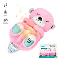 Peluche Sensorial Hora de Dormir Diseño Nutria Musical Rosado F09