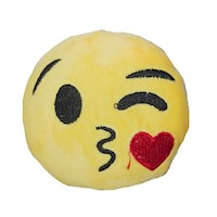 Peluche Cojin Emoji Beso 32cm