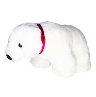 Peluche Oso Polar Collar 29cm