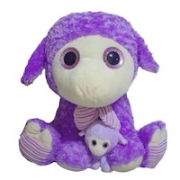 Peluche Oveja Mama Lila 60cm HugFun