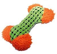 PELUCHE HUESO MASTICABLE MASCOTAS HOSHY+ C/VERDE