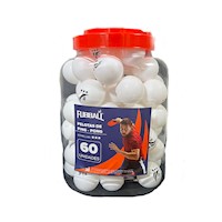 PELOTAS PARA PING PONG 3 ESTRELLAS POTE DE 60 PCS FUBBALL