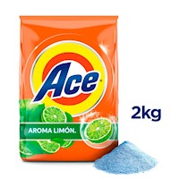 Detergente en Polvo Ace Aroma Limón 2 kg