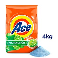 Detergente en Polvo Ace Aroma Limón 4 kg