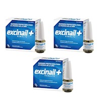 Pack x3 EXCINAIL+ Esmalte X 3,5mL