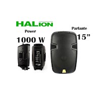 Parlante Halion PHA-15MBK  Portátil con Batería 1000W  Bluetooth