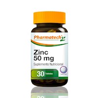 Zimc 50Mg Pharmatech 30 Tabletas