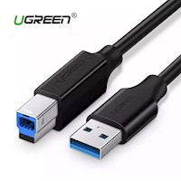 Cable USB 3.0 para impresora USB B UGREEN 2 Metros 480Mbs