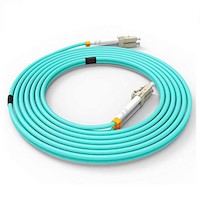 Cable patch cord de fibra optica OM3 3.0mm LC-LC 50dB 50/25 2 Metros