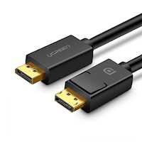 Cable Displayport Dp 1.2 4K UGREEN 144 Hz 21.6 Gbps 3 Metros 3D