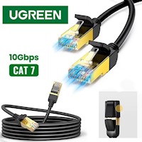Cable de Red Cat 7 Ugreen Rj45 10Gbps 5 Metros PVC Patch Cord cobre