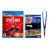 Spiderman Game of the Year Edition + Lanyard + Block de Notas Playstation 4