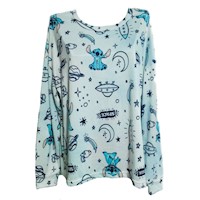Pijama Camiseta Stitch Space Niño Niña Talla M Disney
