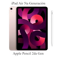 IPAD AIR 5TA GEN 256B - PINK + APPLE PENCIL 2da GEN